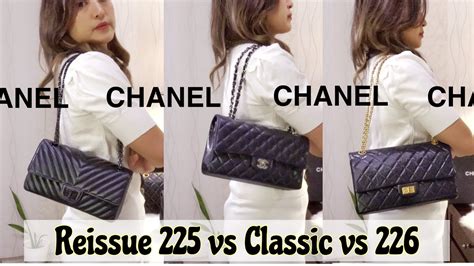 chanel bag reissue|chanel reissue vs classic flap.